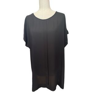 H&M Black Georgette Basic Long Tunic  Top 14